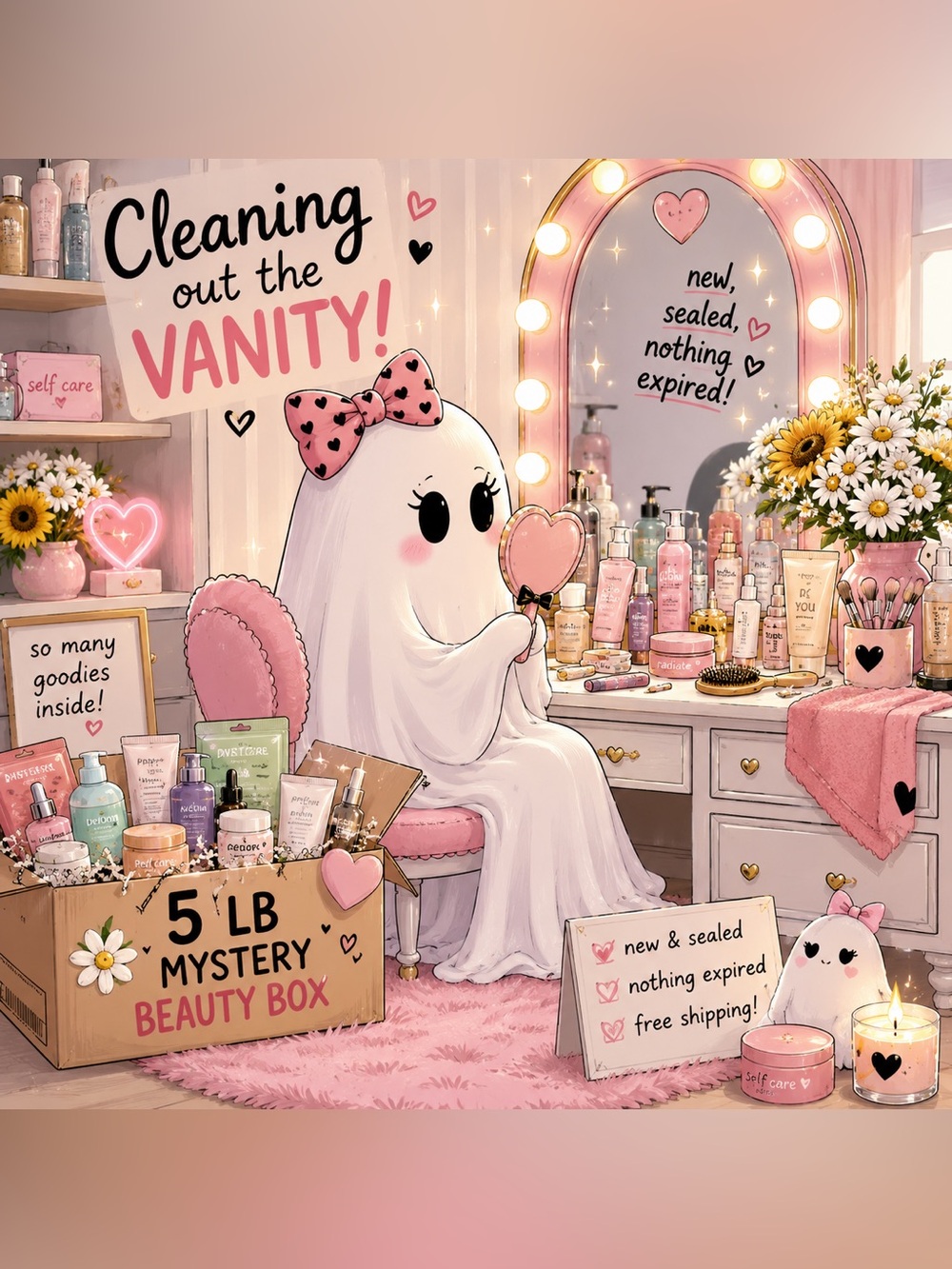 buy now: 5 LB Mystery Beauty & Skincare Box – New & Sealed – FREE SHIPPING